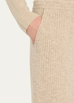 Loro PianaValduggia Drawstring Cashmere GG 5 Pants