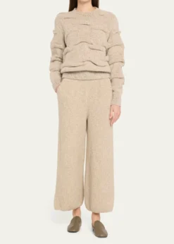 Loro PianaValduggia Drawstring Cashmere GG 5 Pants