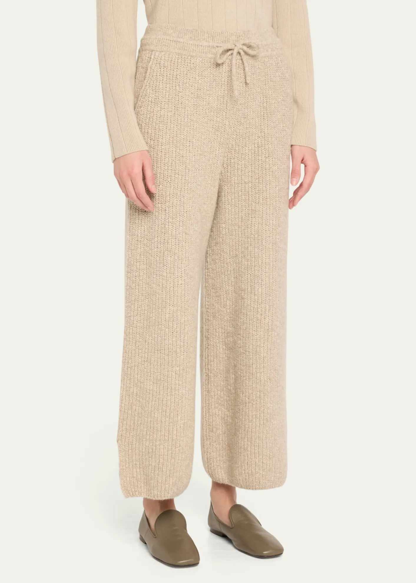 Loro PianaValduggia Drawstring Cashmere GG 5 Pants