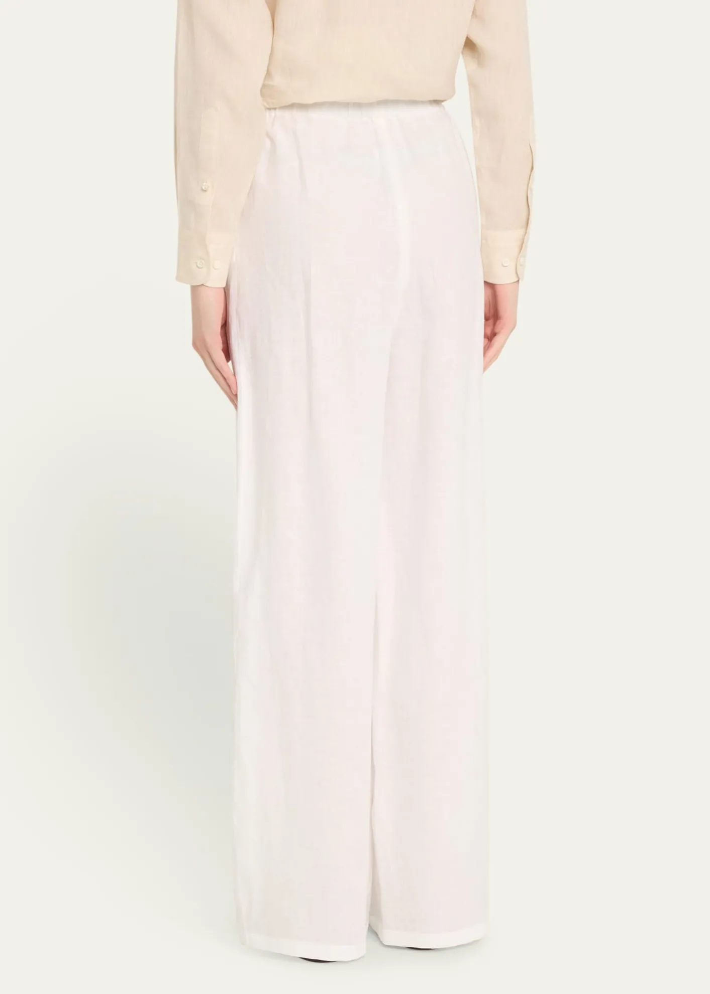 Loro PianaValerio Linen Straight-Leg Sunny Trousers