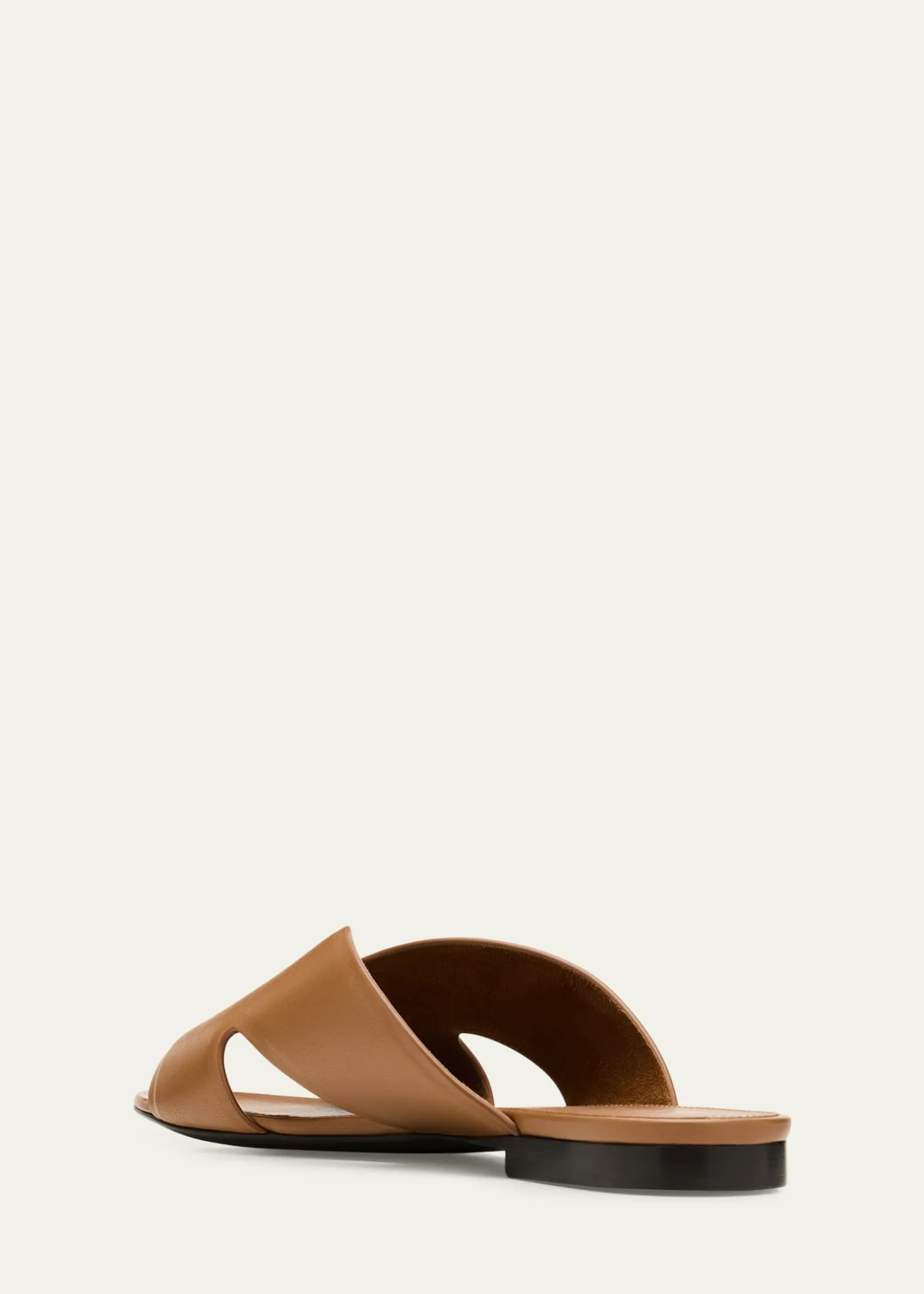 Loro PianaVera Leather Slide Sandals