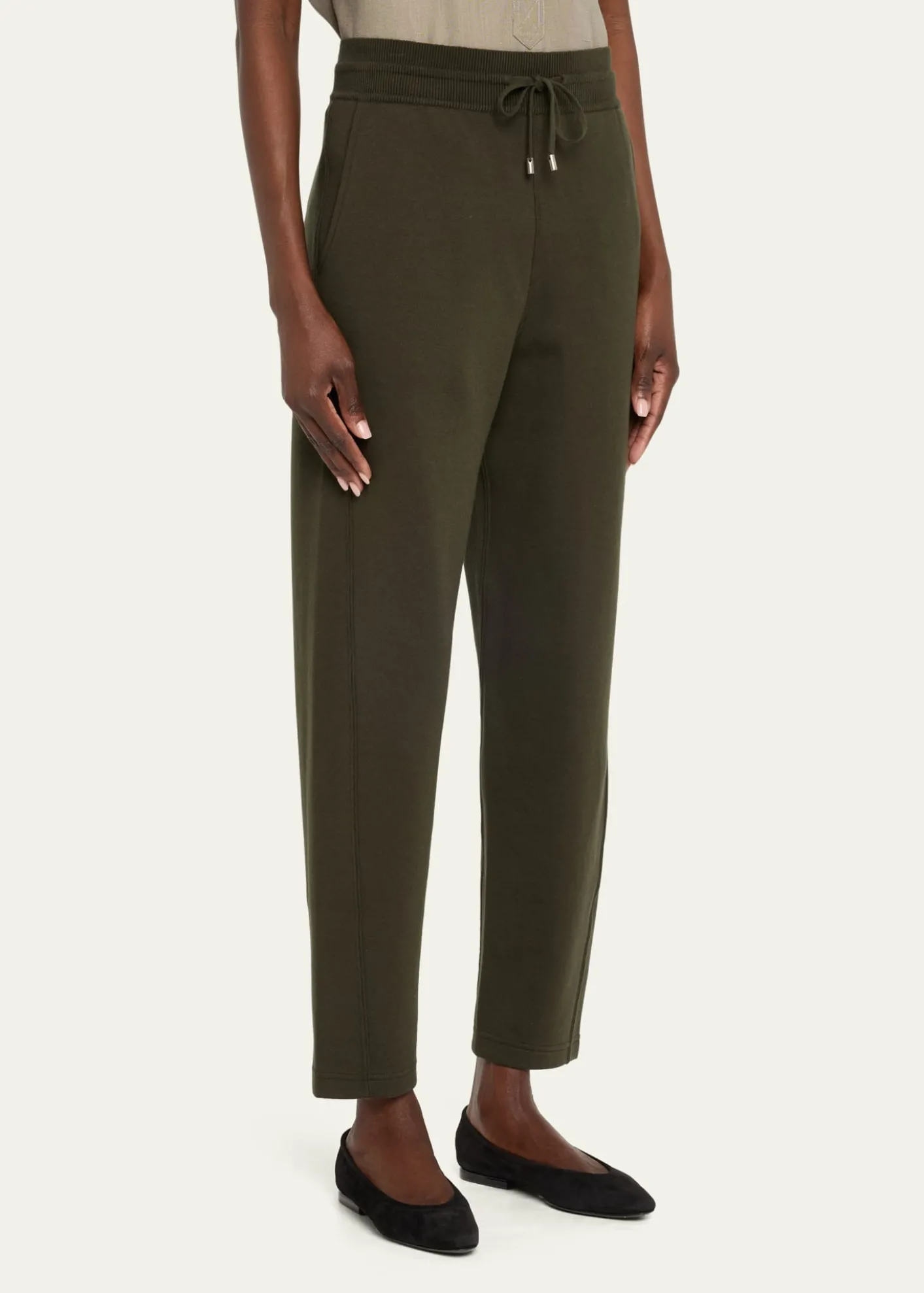 Loro PianaViera Luxury Cashmere Fleece Drawstring Pants