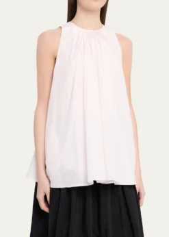Loulou De SaisonLiao Sleeveless Pleated Blouse