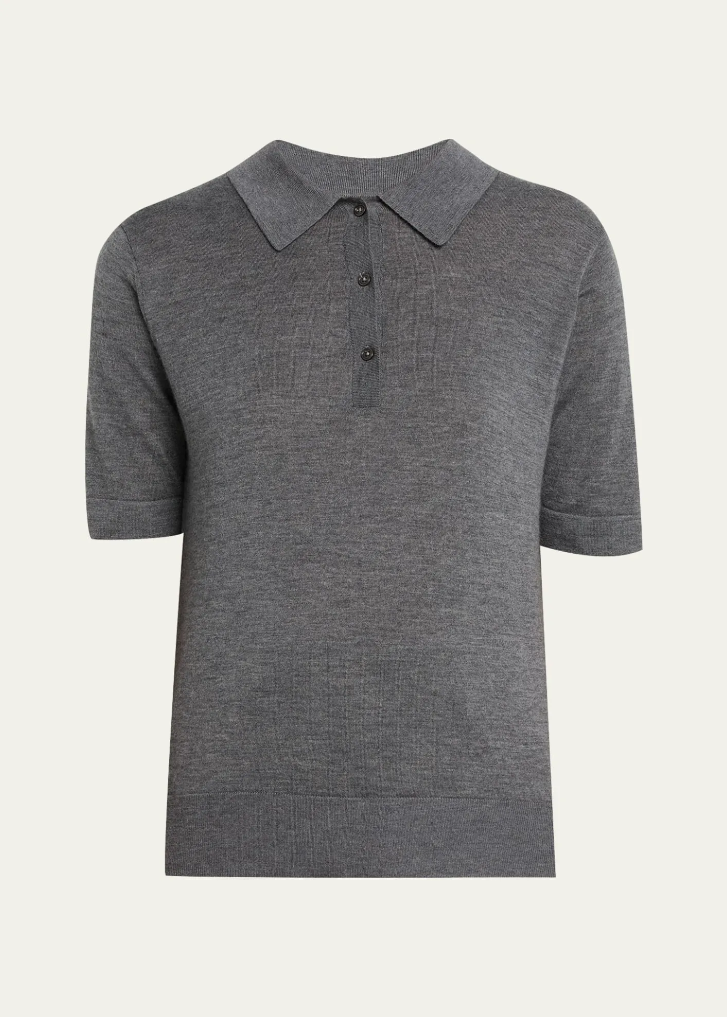 Loulou De SaisonMigo Fine Cashmere Polo Sweater