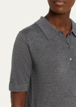Loulou De SaisonMigo Fine Cashmere Polo Sweater