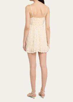 LoveShackFancyAlonna Floral Mini Dress
