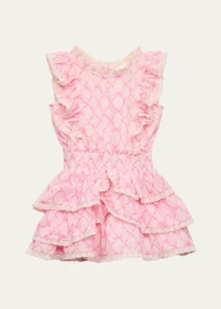 LoveShackFancyGirl's Decker Sweetheart Cotton Dress, Size 2-6