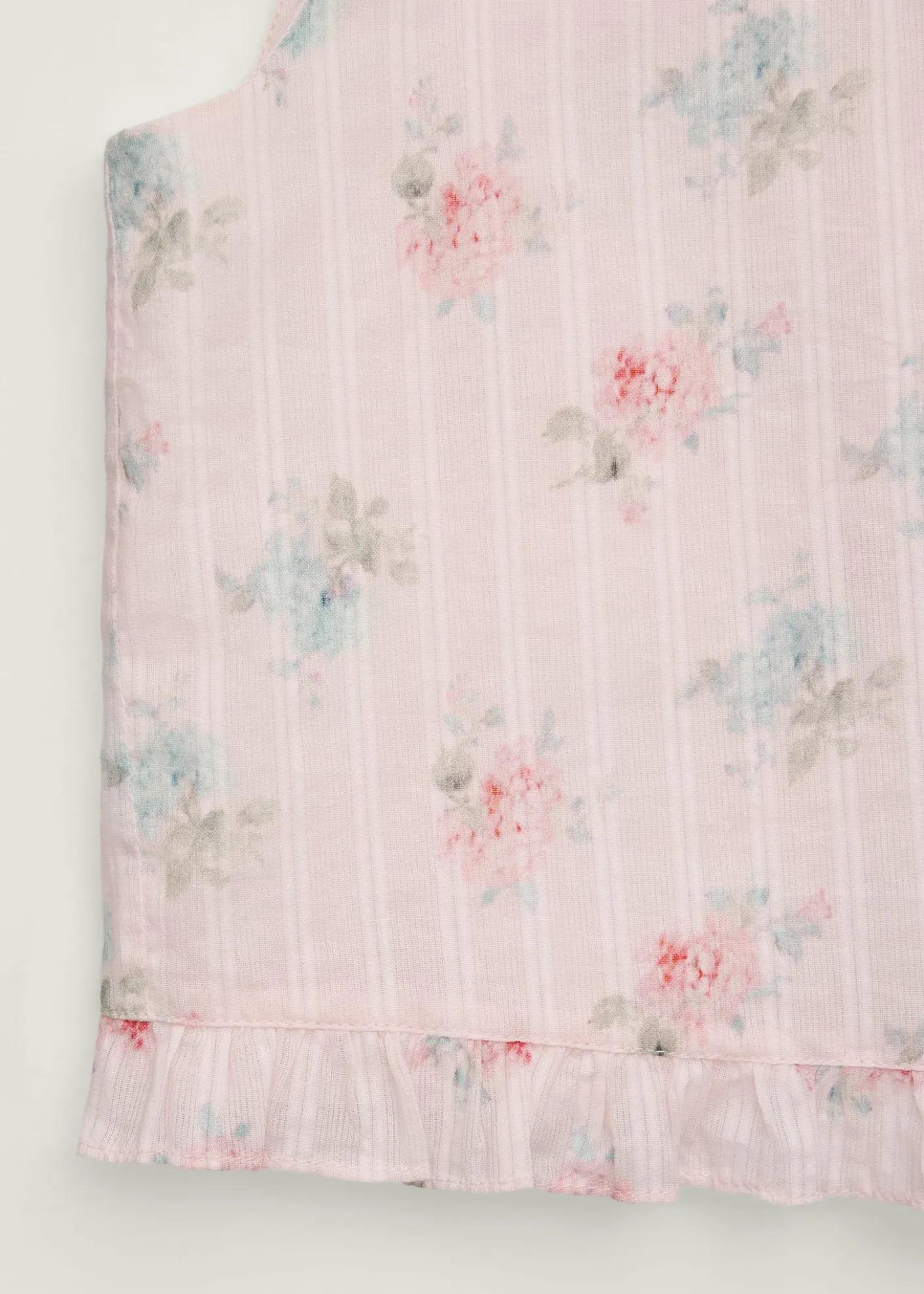 LoveShackFancyGirl's Nue Sleeveless Floral Cotton Top, Size 0M-24M