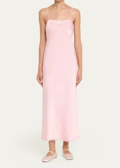 LoveShackFancyIsolie Lace Bow Crepe Midi Dress