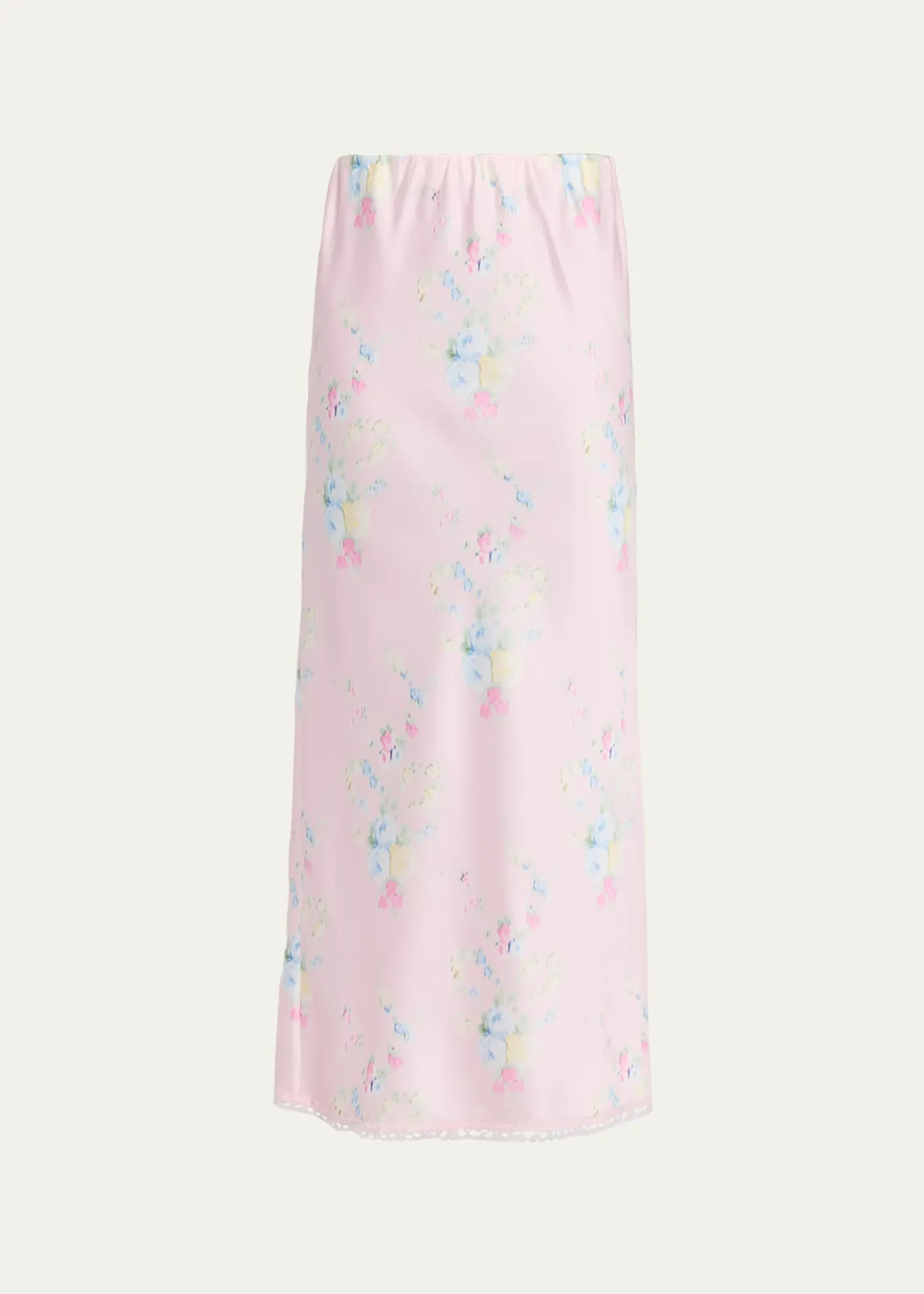 LoveShackFancyKalo Satin Maxi Skirt