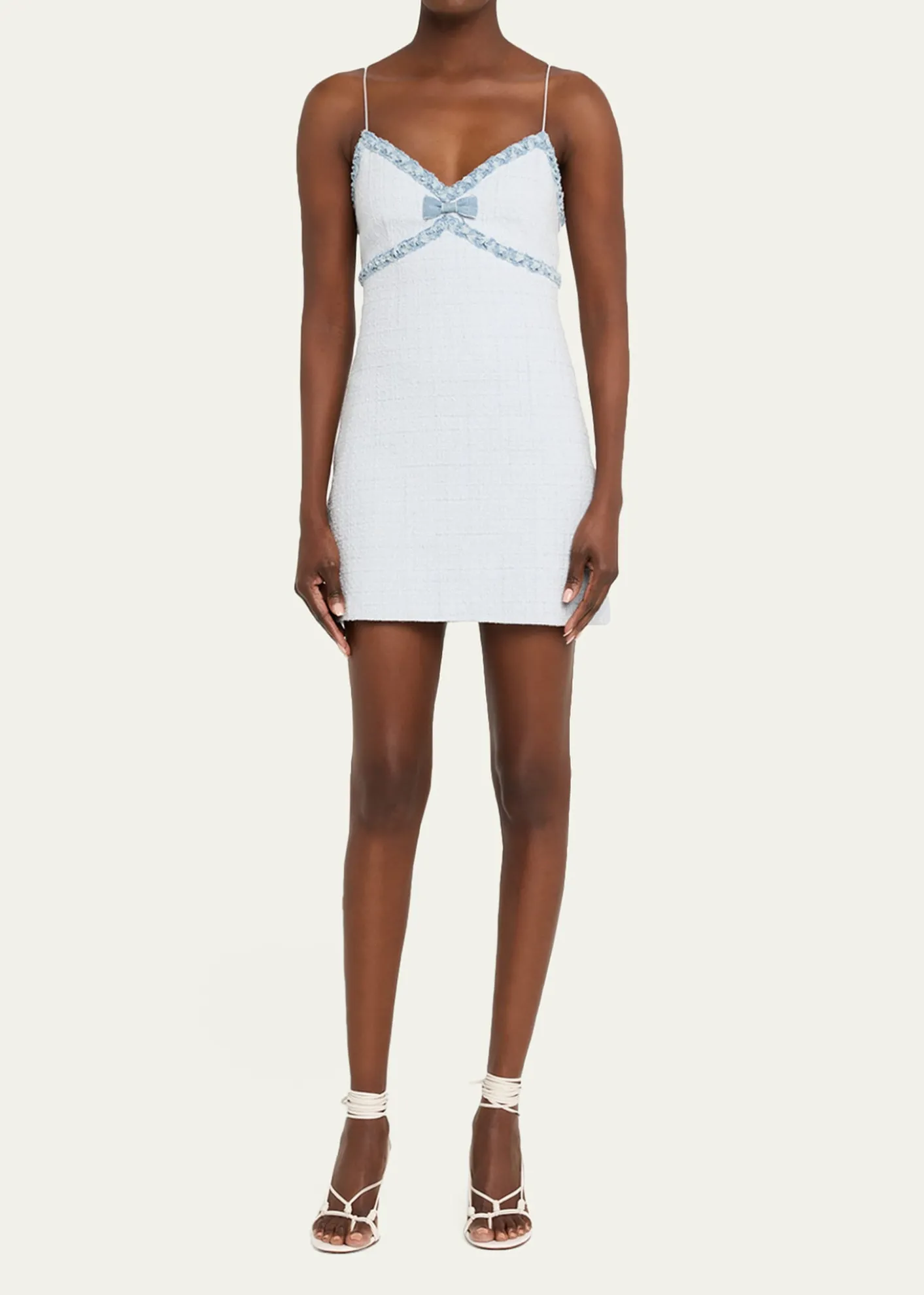 LoveShackFancyNovara Tweed Mini Dress