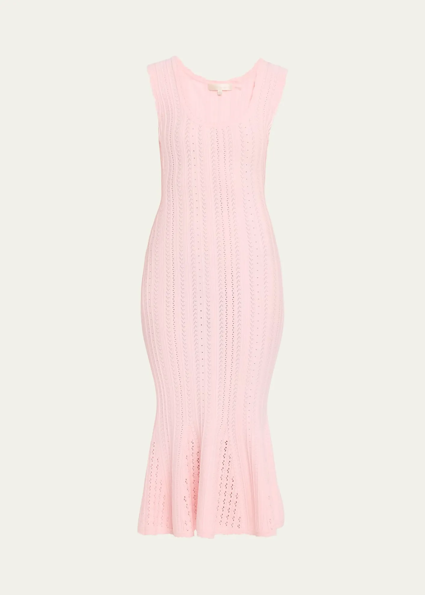 LoveShackFancyTayleen Stretch Pointelle Midi Dress