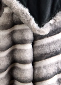 Lyla GrantFaux Chinchilla Throw, 60" x 72"