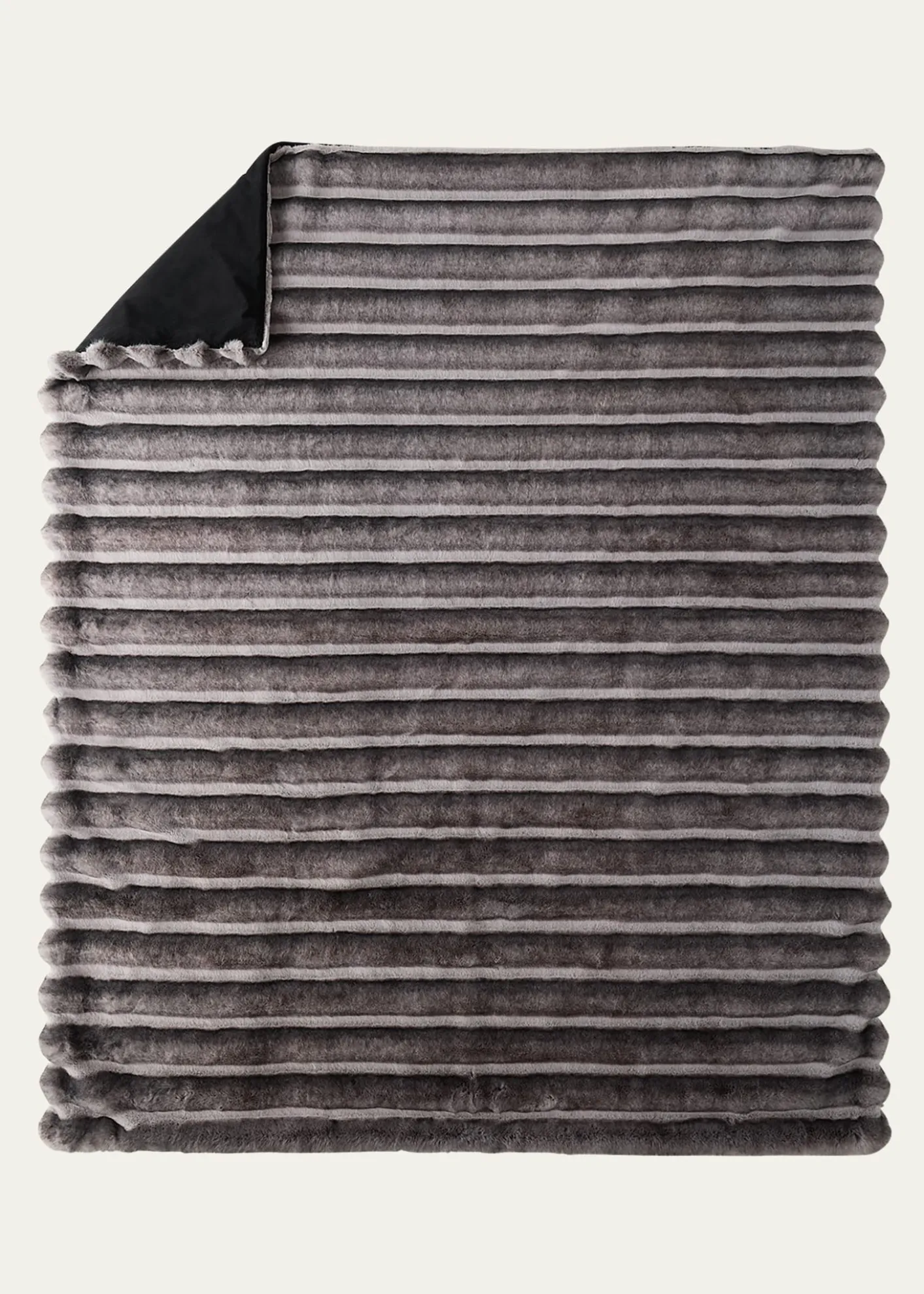 Lyla GrantFaux Chinchilla Throw, 60" x 72"