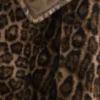 Lyla GrantLeopard-Print Faux Mink Throw, 60" x 72"