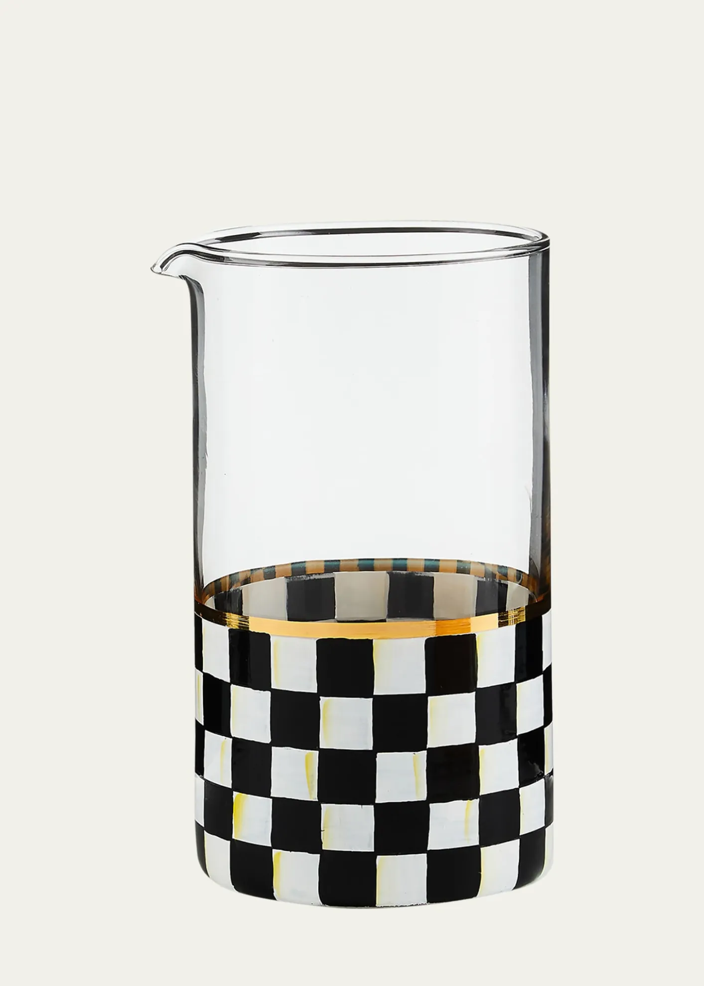MacKenzie-ChildsCourtly Check Mixing Glass