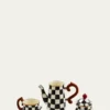MacKenzie-ChildsCourtly Check Stackable Coffee Set