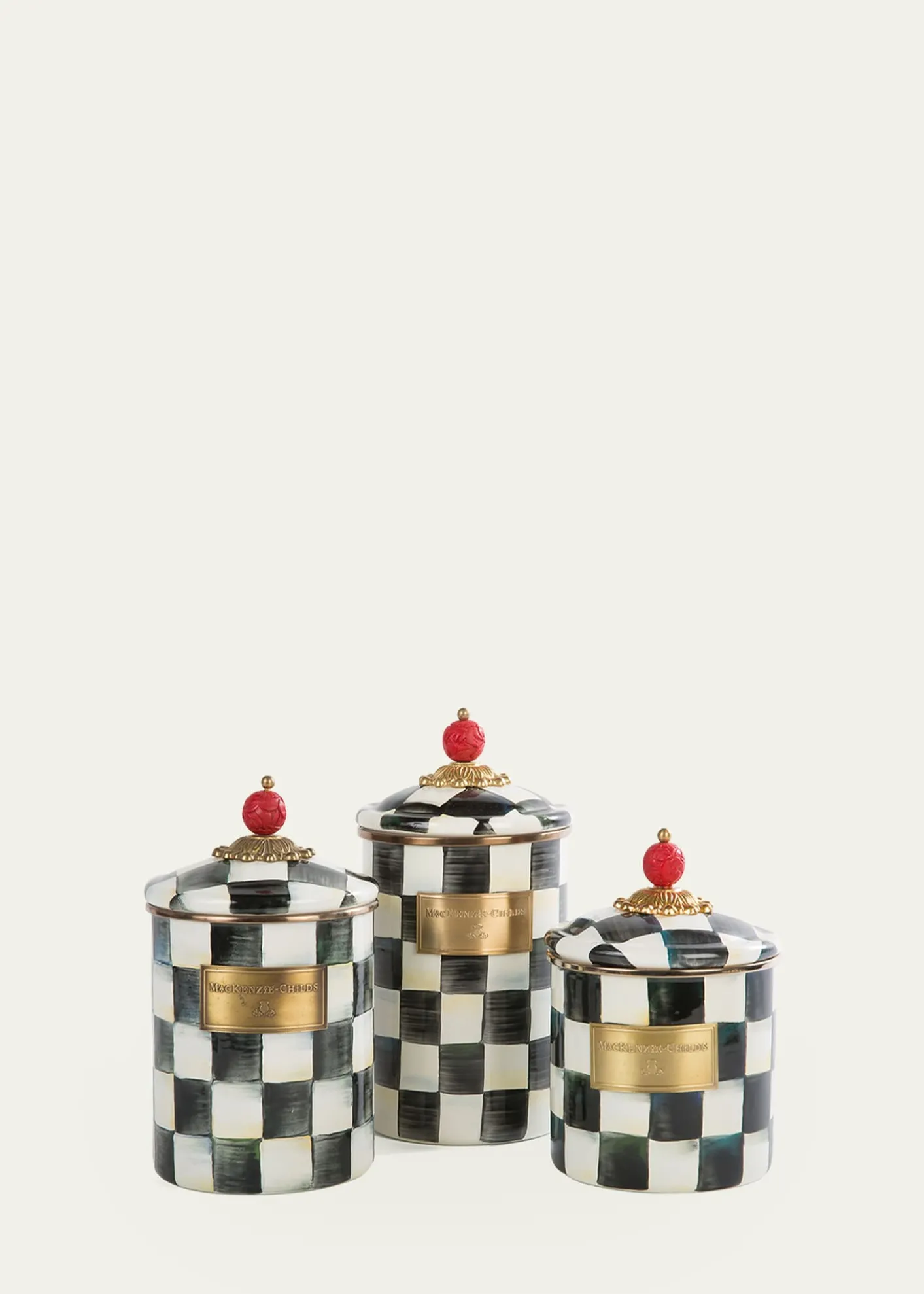 MacKenzie-ChildsCourtly Check Medium Canister