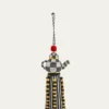 MacKenzie-ChildsCourtly Check Tea Kettle Beaded Tassel
