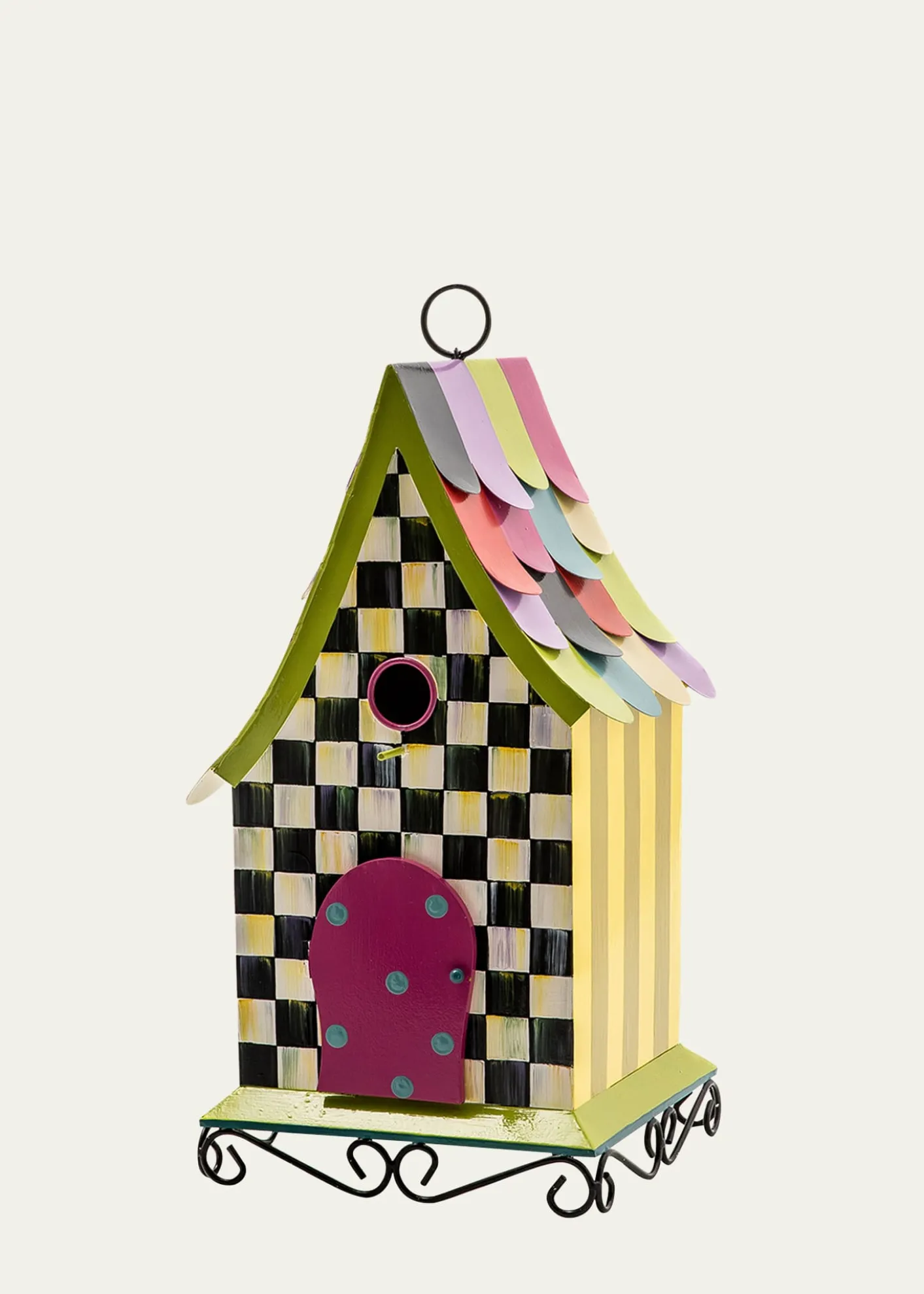 MacKenzie-ChildsCourtly Cottage Birdhouse