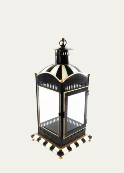 MacKenzie-ChildsCourtly Stripe Large Candle Lantern