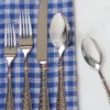 MacKenzie-Childs5-Piece Check Flatware Place Setting