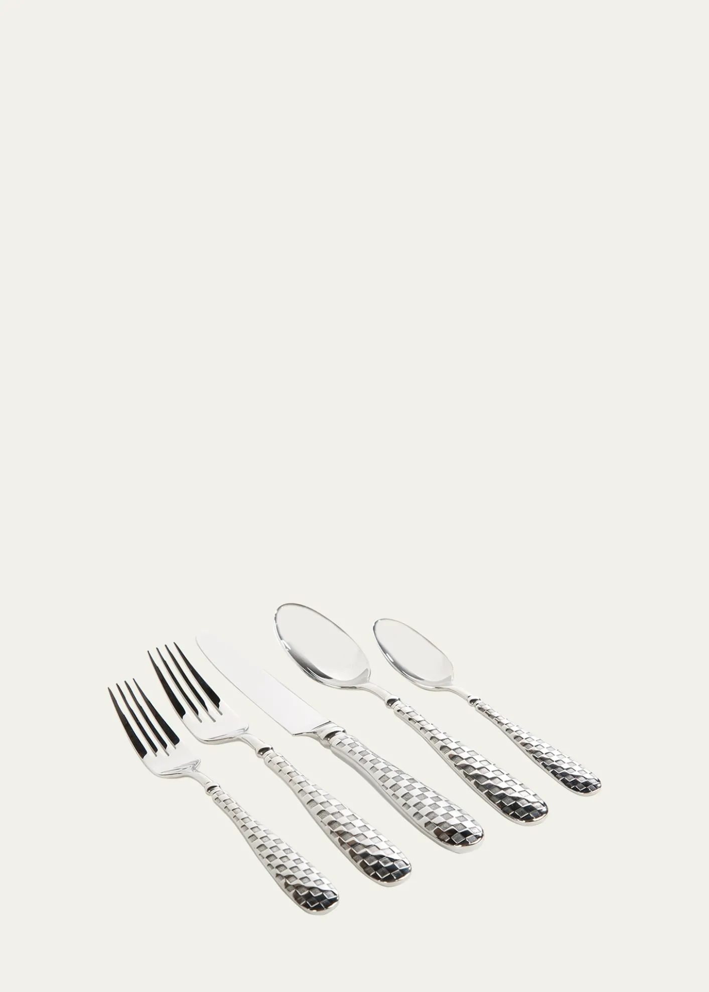 MacKenzie-Childs5-Piece Check Flatware Place Setting