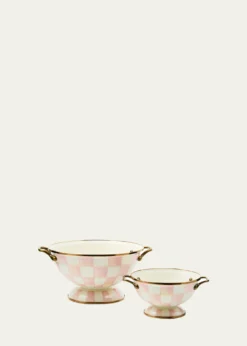 MacKenzie-Childs Rosy Check Almost Everything Bowl