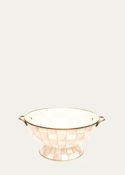 MacKenzie-ChildsRosy Check Enamel Everything Bowl