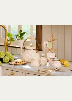 MacKenzie-ChildsRosy Check Enamel Creamer