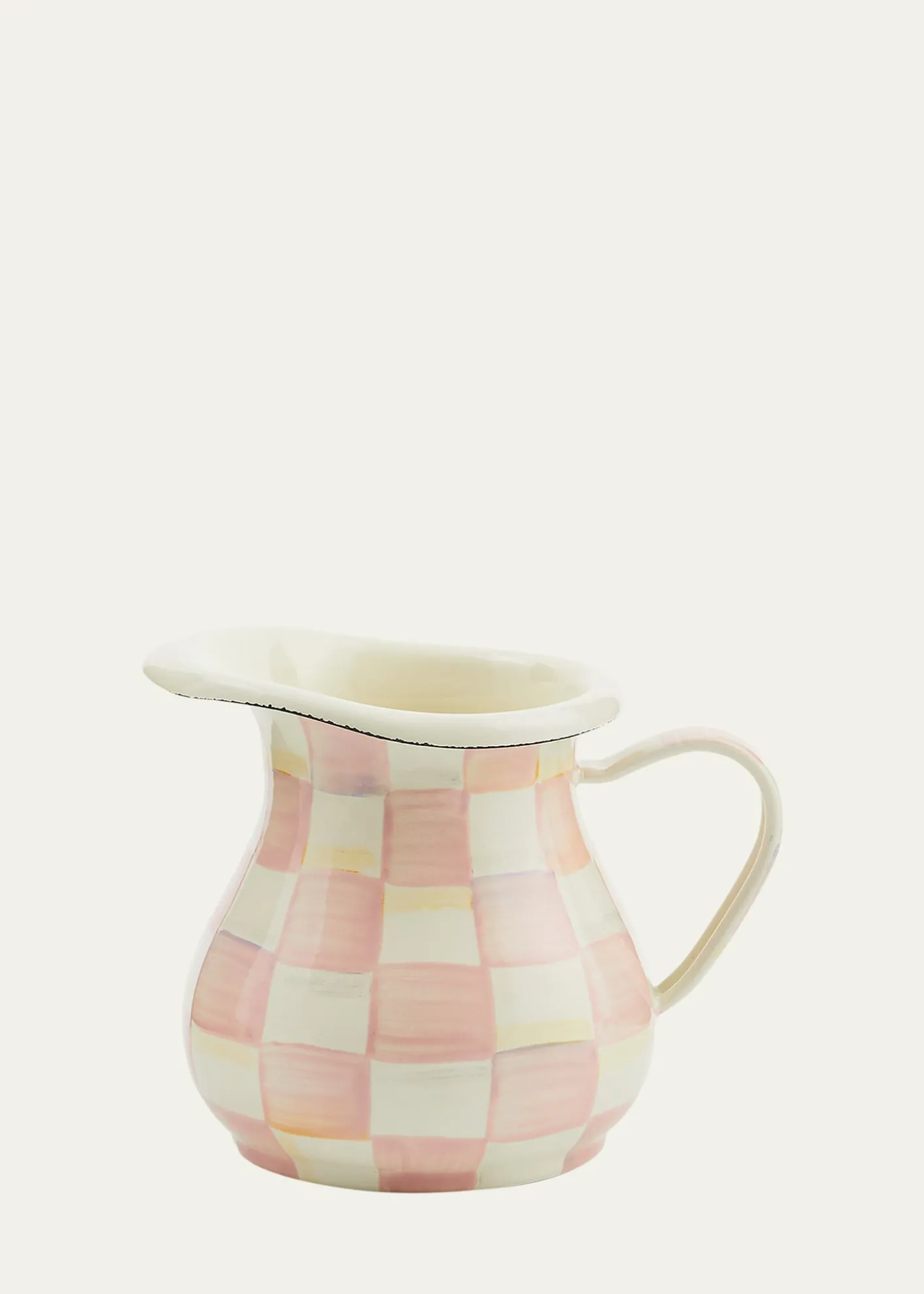 MacKenzie-ChildsRosy Check Enamel Creamer