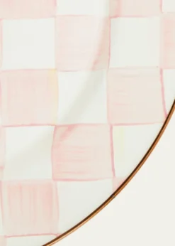 MacKenzie-ChildsRosy Check Enamel Serving Platter