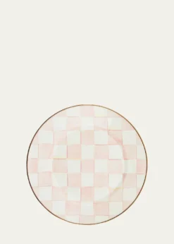 MacKenzie-ChildsRosy Check Enamel Dinner Plate