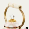 MacKenzie-ChildsRosy Check Enamel Tea Kettle, 3qt.