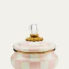 MacKenzie-ChildsRosy Check Enamel Squashed Pot