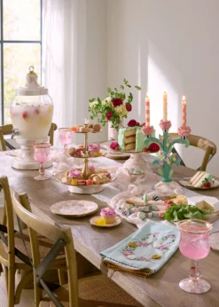 MacKenzie-ChildsRosy Check Wine Glass