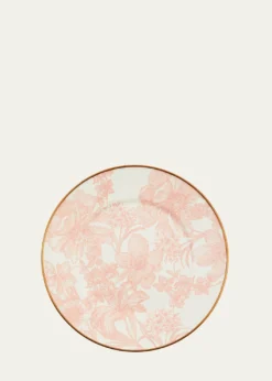 MacKenzie-ChildsRosy English Garden Enamel Salad/Dessert Plate