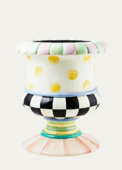 MacKenzie-ChildsRosy Meadow Small Urn