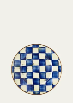 MacKenzie-ChildsRoyal Check Salad/Dessert Plate