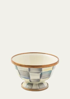 MacKenzie-ChildsSterling Check Enamel Little Sugar Bowl