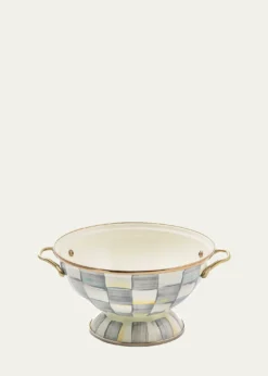 MacKenzie-ChildsSterling Check Enamel Almost Everything Bowl