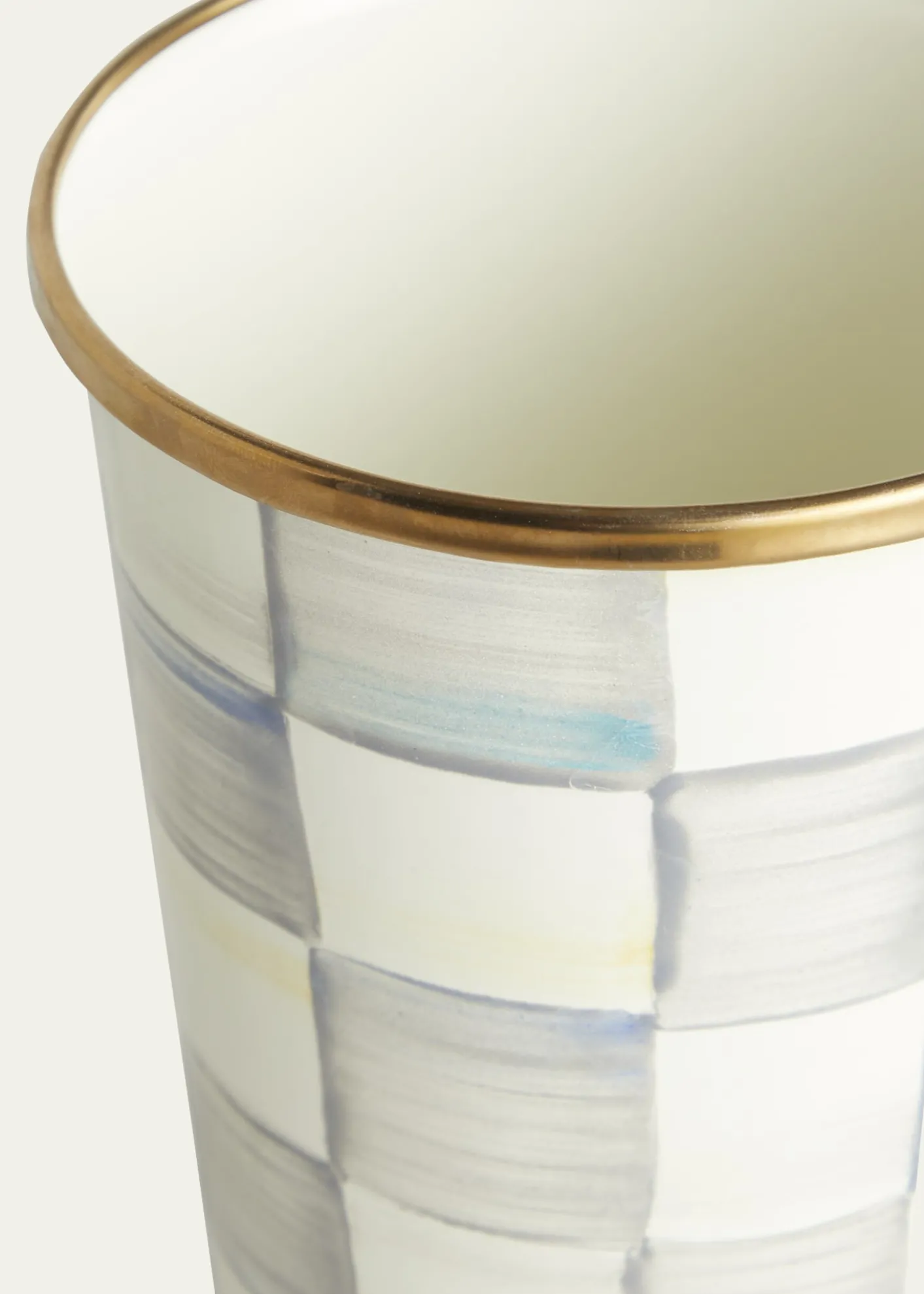 MacKenzie-ChildsSterling Check Enamel Tumbler, 20 oz.