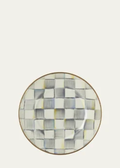 MacKenzie-ChildsSterling Check Salad Plate