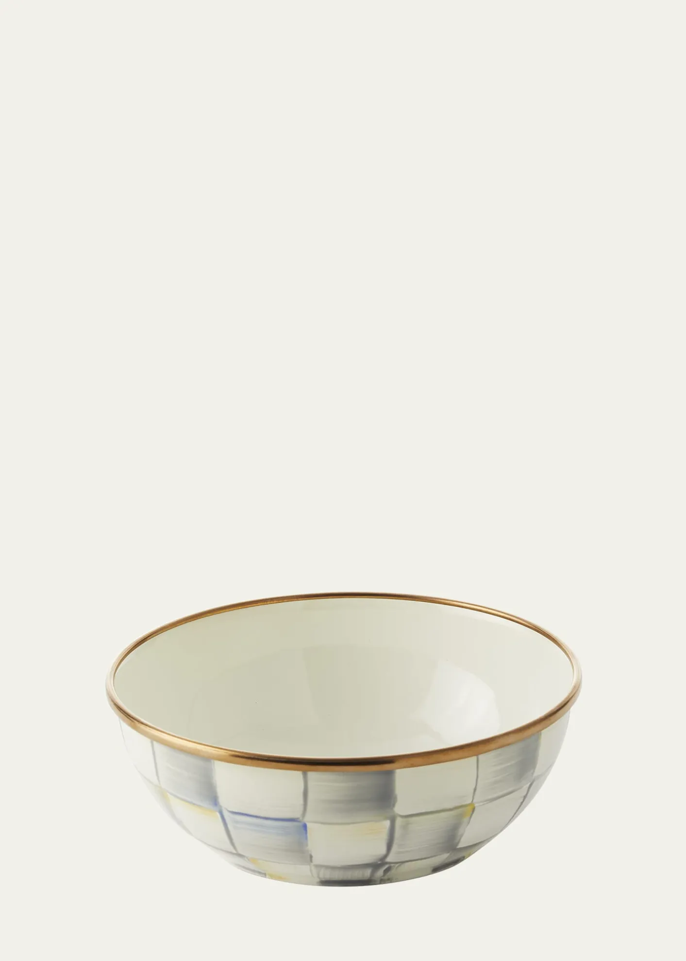 MacKenzie-ChildsSterling Check Everyday Bowl