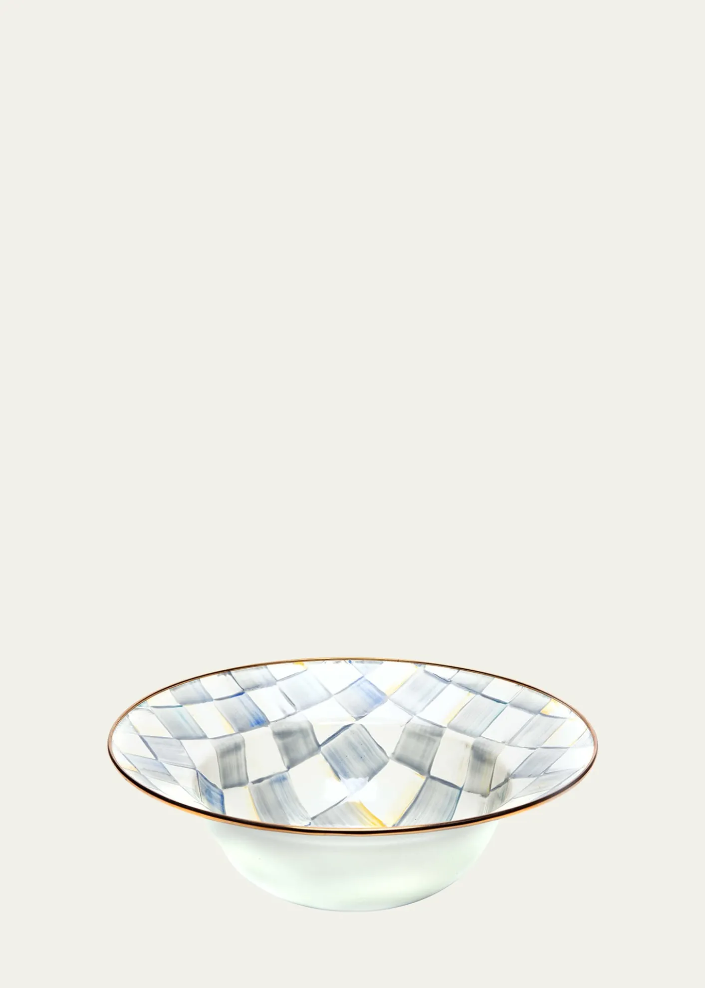 MacKenzie-ChildsSterling Check Serving Bowl
