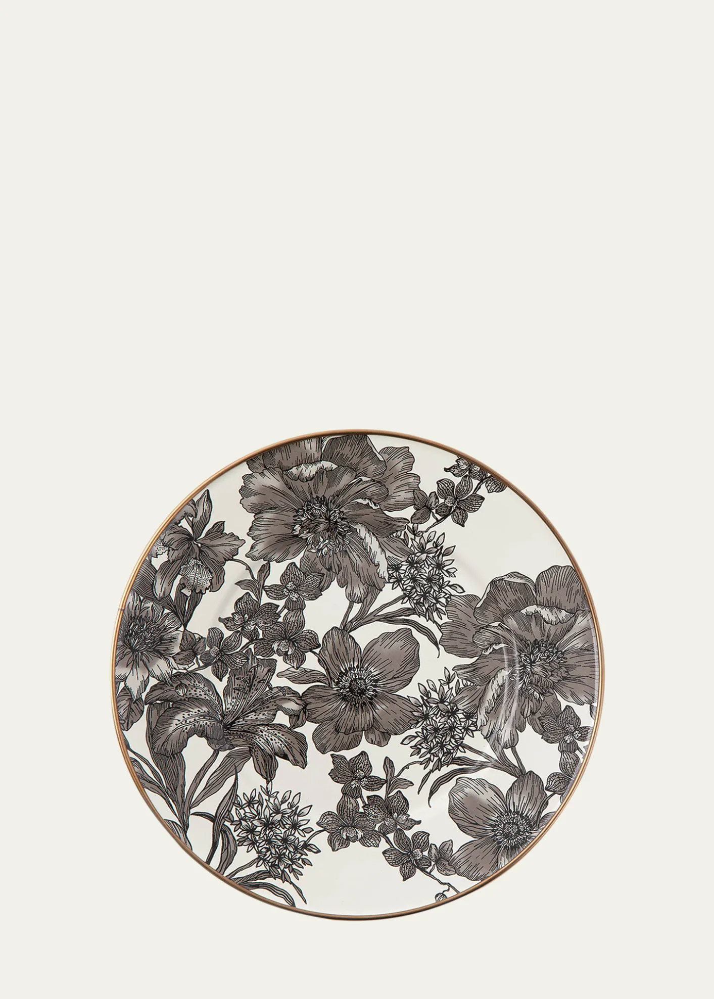 MacKenzie-ChildsSterling English Garden Enamel Salad Dessert Plate