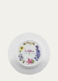 MacKenzie-ChildsWildflowers Dinner Plate, Blue
