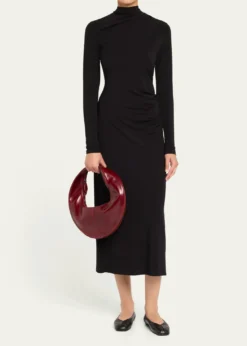 MaedenMarket Zip Leather Tote Bag