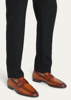 MagnanniMen's Daniel Leather Penny Loafers