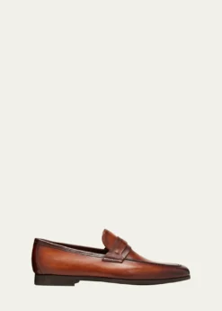 MagnanniMen's Daniel Leather Penny Loafers